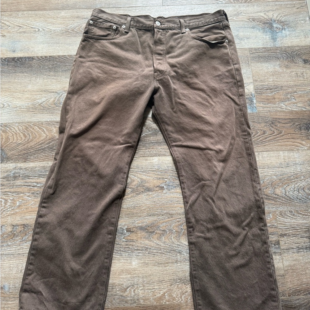 Levi's Dark Brown Denim Jeans